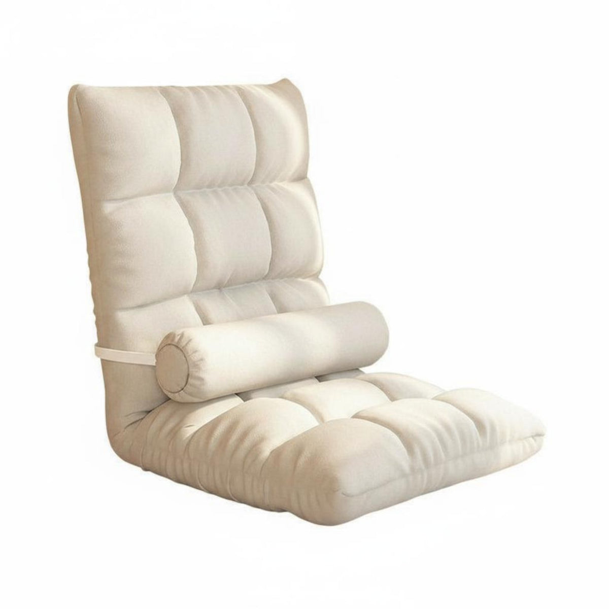 Reclining Floor Lounger Thick Cushioning Adjustable Backrest Lounger for Bedroom
