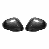 2 Pieces Shielded Rearview Mirror Cover Scratch Resistant Side Mirror Cap