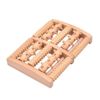 Wooden Foot Massager Roller Natural Foot Massage Roller Textured for Home, Office
