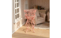 Miniature Flower rack Freestanding Dollhouse Plant Stand Miniature Display Rack for Hobbyists