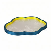 Quadrifoil-Shaped Tray Decorative Jewelry Tray Refined Jewelry Dish for Collectors