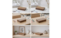 Paint Box with Mixing Small Tray Wooden Paint Box Mini Wooden Palette with Mixing Tray for Artists