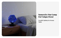 Star Caster Romantic Atmosphere Celestial Light Caster 360° Rotation Celestial Display Night Light for Family, Adults, Bedroom, Relaxation, Parties