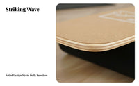 Balance Board with Roller Maple Wood Deck Roller Balance Board Construction Core Strength for Skateboarders, Athletes, Stretching, Home Gym