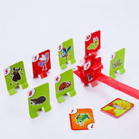 Frog Proboscis Game Interactive Lizard Proboscis Game Frog Mask Two-Player Toy Competitive for Children, Playdate, Party