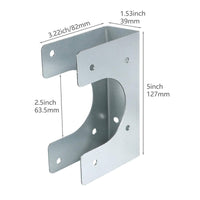 20 Pieces Metal Framing Member studing Shoes Heavy Duty Framing Member Shoes Pipe Notch Protectors for Plumbers, Electricians, Wire Routing, Drywall Installation