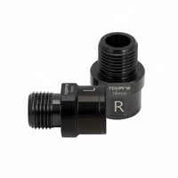 2 Pieces Bike Pedal Axle Chrome Molybdenum Steel Crank Arm Thread Protector Left and Right Marked for Riders with Wide Hips, Cyclists
