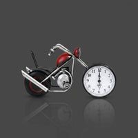 Motorcycle Desk Timepiece Vintage Motorcycle Timepiece for Entryway