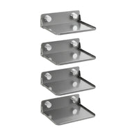 Metal Kitchen Prep Shelf Dark Gray Home Storage