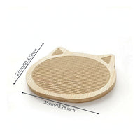 Wooden Cat Scratching Board Long-Lasting Cat Scratcher with Wood Frame