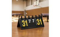 Manual Flip Scoreboard Clear Visibility Flip Card Scoreboard Manual Score Counter Portable Scorekeeper Foldable for Referees