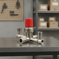 Compressing  Bracket with Adjustment Cap Miniature Air  Compressing  Heavy Duty Connector for Pneumatic Systems