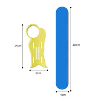 Encircling Strap Badminton Wrist Coach Molded Plastic Wrist Position Coach Padded Inner Surface Grip Correction Aid Large Hand Opening