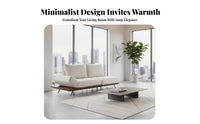 transformable Chaise Couch Modern Minimalist & aesthetic Living Room Furniture configurable Design Sectional Sofa for Families, Homeowners, Lounge Area, Bedroom