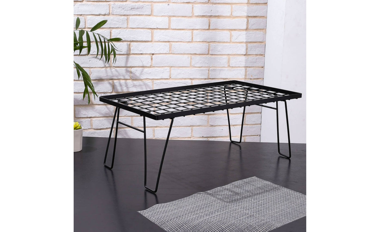 Folding Camp Table High Stability Portable Picnic Table Easy to Clean Outdoor Folding Shelf for Backyard