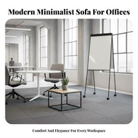 Minimalist Design Multi-Piece Sofa Set Professional Look Modern Fabric Sofa Set Premium Upholstery Office Furniture flexible Configuration for Business Owners, Clients, Homeowners, Waiting Room, Hotel Lobby
