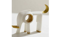 Elephant Figurine Minimalist Elephant Statue Compact for Essence-Focused Decorators, Shelf, Living Room