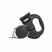Double Head Leash Auto-Untangling Double Dog Leash Separate Locking Pet Accessory for Outdoor, Walking