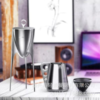 LUCUKU 304 Stainless Steel Coffee and Tea Pot Set with Siphon and Fair Cup