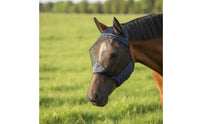 Mesh Horse Hood Guarding Horse Hood with Ear Holes Lightweight for Horses, Riding