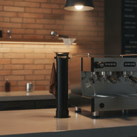 Thickened ABS Plastic Coffee Knock Box Leak-Proof Espresso Knock Box Removable Bar Coffee Puck Disposal Container Reduces Noise for Baristas, Cafe