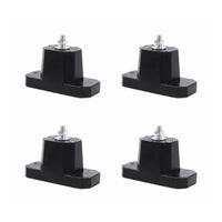 4 Pieces Air Condition shock absorb Noise Reducing Cooling Condenser Shock Absorbing Feet Universal Fit Cooling Outdoor Unit Mounting Foot