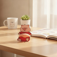 Cute Squishy Pig Toy Funny Pig Press Toy Tactile Tear-Resistant for Office, Desk