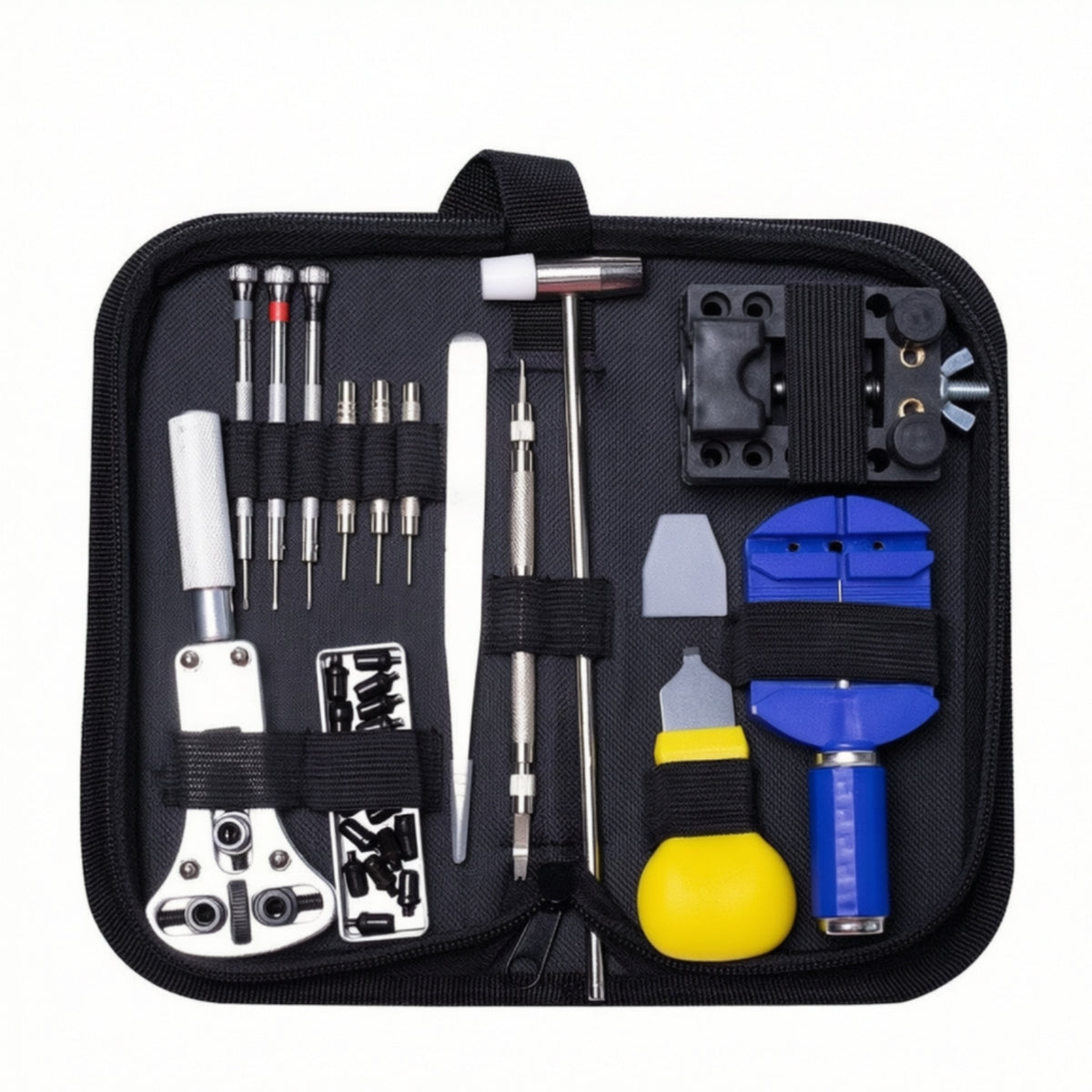 31 Pieces Watch Repair Tool Kit with Case Precision Watch Repair Neatly Arranged Tools for Beginners