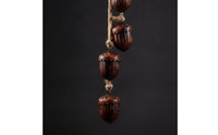 Decorative Bell with Rope Rustic Jute Rope Bells Hanging Bells Aged Bronze Ornament Handmade for Doorway, Wreaths