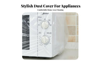50 Pieces Dust Cover Dustproof Clear Appliance Protector Waterproof Elastic Cover for Homeowners, Renters, Kitchen, Storage, Moving