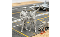1/48 Deck Crew Figures 1:48 Scale Resin Figures Cold Historical Period Miniature for Hobbyists, Collectors