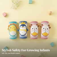 Gentle On Skin Baby Knee Pads High Elasticity Infant Knee Protectors Stretchy Fit for Babies, Toddlers, Early Walking, Playtime, Hard Floors