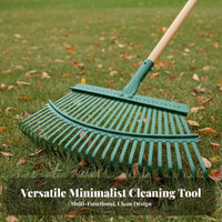 Telescopic Foliage Rake Flexible Tines Steel Tine Foliage Rake Anti-Slip Grip Lightweight for Landscapers