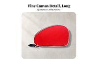 Wrist Strap Sports Accessory White Piping Table Tennis Paddle Case Table Tennis Paddle Case Portable Textured Textured Material
