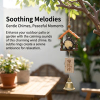 Resin Japanese Wind Chimes, Large Outdoor Decor Wind Chimes for Garden, Crisp Melodious Sound, Hanging Ornament
