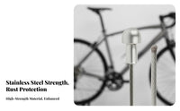 Stainless Steel Brake Wire Rust Resistant Cycle Gear Selector Wire Stainless Steel Gear Wire High Strength for Workshop