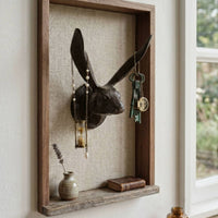 Hare Head Wall Hook Antique-Style Bunny Wall Hook Rustic Hanger for Entryway, Hallway, Bedroom