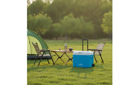 Wheeled Ice Chest Retractable Ice Chest with Wheels for Picnics, Tailgating