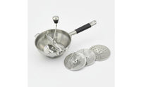 With Sieve Stainless Steel Food Mill Easy to Clean Stainless Steel Ricer Interchangeable Disks Kitchen Tool Heavy Duty