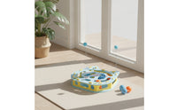 Cat Maze Toy with Balls Enrichment Cat Puzzle Maze Toy Hunting Hide and Seek for Cats, Living Room, Home