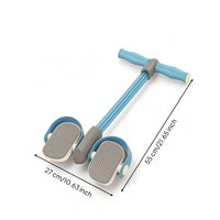 Portable Abdominal Exerciser with Pedals Multifunction Pedal Resistance Band with Handle Easy-to-Use Fitness Equipment Long-Lasting for Beginners, Home Workout, Office
