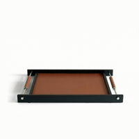 Metal Serving Tray with Handles Elegant Tray with Handles Low-Profile Platter for Entryway