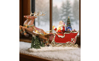 Christmas Music Boxlit-Illuminated Musical Box with Lights Nostalgic Decoration for Collectors