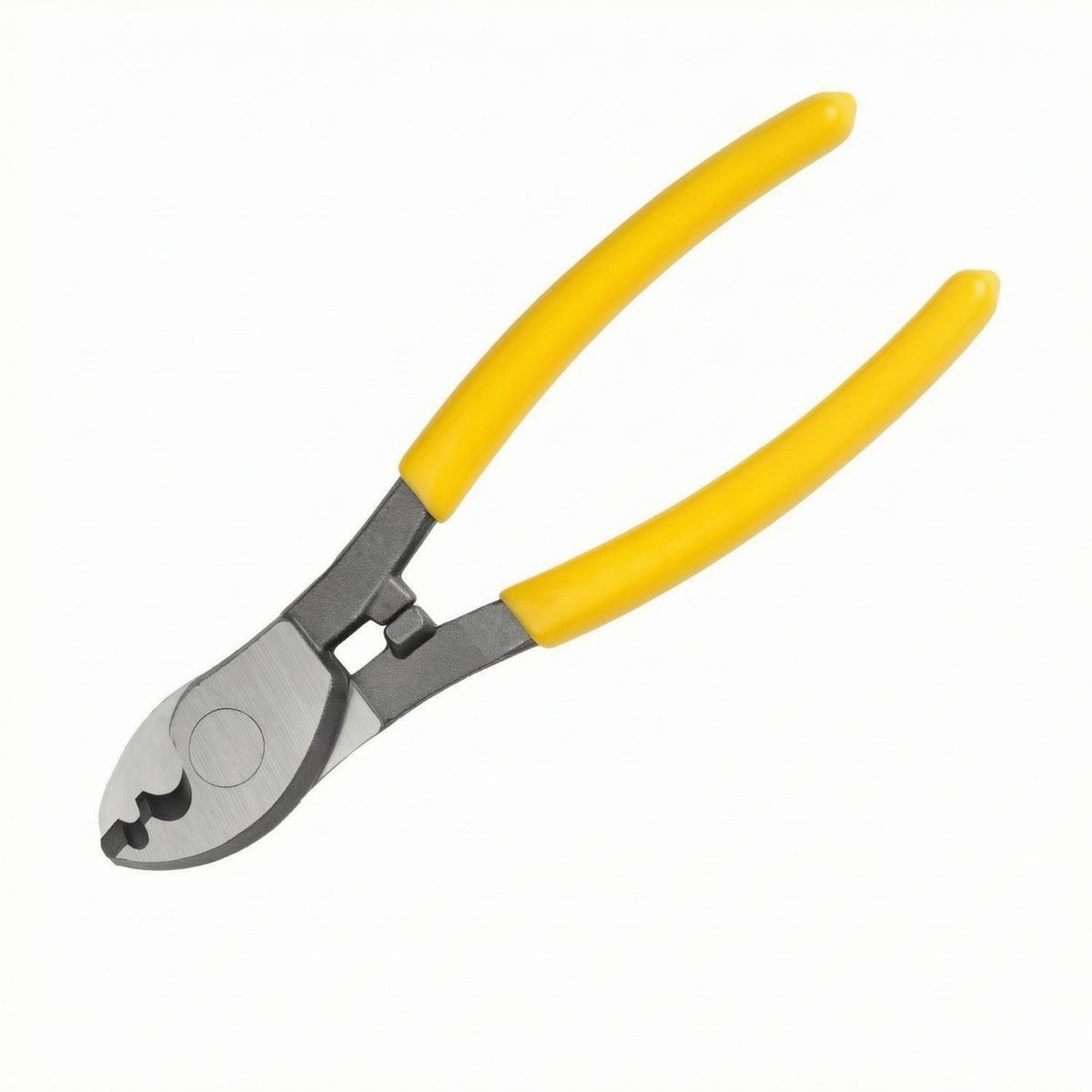Insulated Handles Spring-Loaded-Loaded Cable Cutter Carbon Steel Cable Cutter Plier-Style Cutting Pliers Angled Jaw