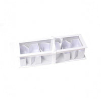 Molded Compartments Book-Style Gift Box PVC Heart Compartment Gift Box Slim Packaging Rectangular