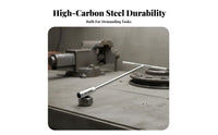 T-Handle Wrench High Turning Strength Cross-Type Spanner Vanadium Steel Alloy Metal Hand Tool for Car Repair, Machine Maintenance, Furniture Assembly