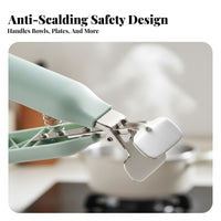 Anti-Scald Bowl Grip High Temperature Resistant Hot Plate Gripper Steamer Basket Raise Er Food Grade Material for Steaming