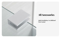 Adjustable Glass Clamp Rustresistant Rectangular Glass Clamp Easy Installation
