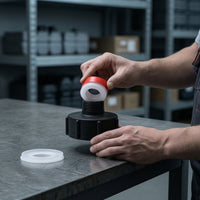 Leak-Proof IBC Tote Adapter Threaded IBC Adapter with Sealing Tape Plastic Heavy-Duty for Workshop