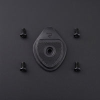 Biking Shoe Heels with Screws Shielded Shoe Heel Repair Pieces Non-Slip Heel Repair Rubber Pads for Cyclists, Road Bikers